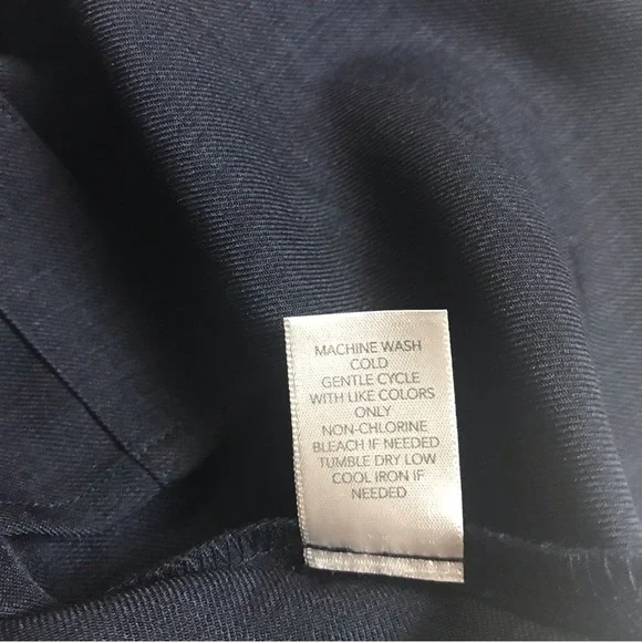 Christopher & Banks women’s blouse sleeveless button down Sz S color blue V-Neck - Picture 7 of 12